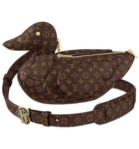 duck louis vuitton bag|duck bag gold hardware.